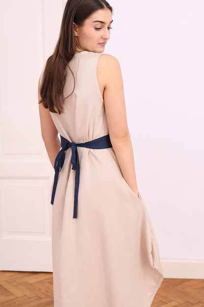 Lněný pásek Lotika střední šířka